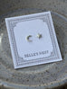 Crescent Moon and Star Stud Earrings