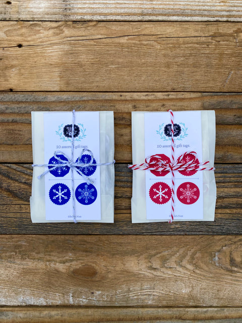 Set of 10 Holiday Tags