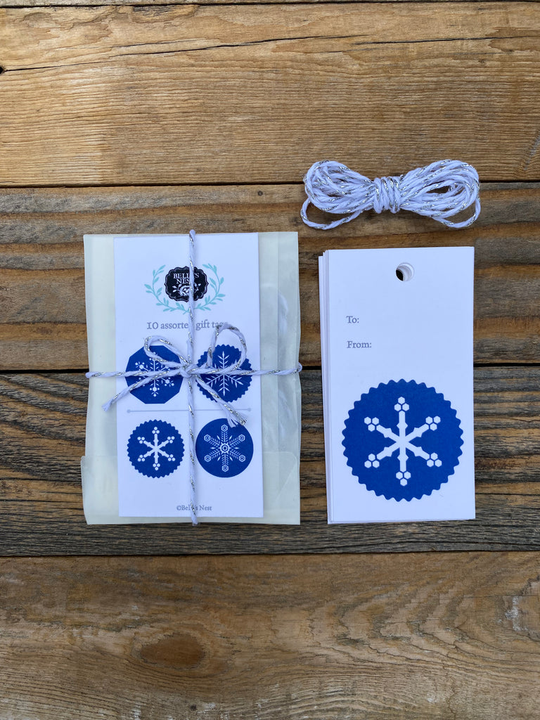 Set of 10 Holiday Tags