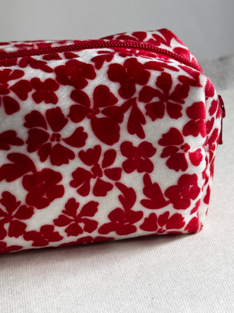 Velvet Zip Pouch