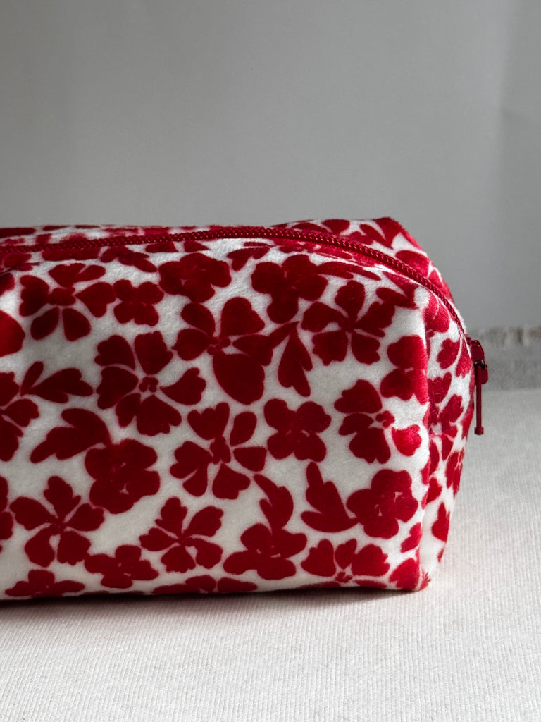 Velvet Zip Pouch