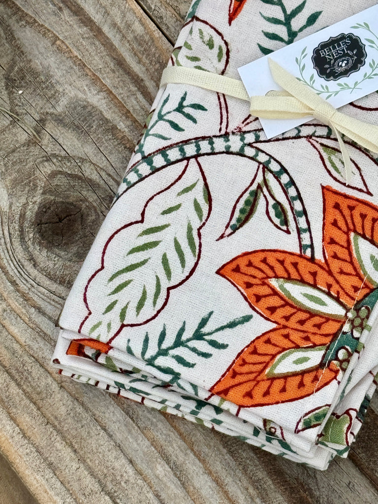 Set of Four Printed Napkins