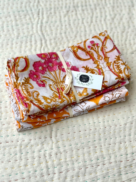 Spring Garden Floral Napkins