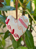 Large Hanging Lavender Heart Filled Sachet
