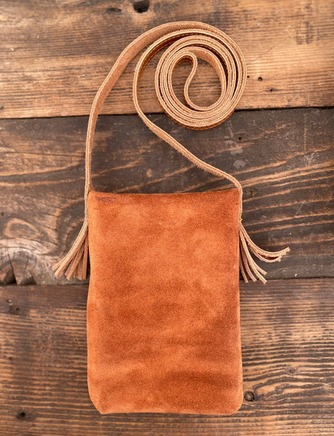 Belle’s Suede Boho Cell Bag