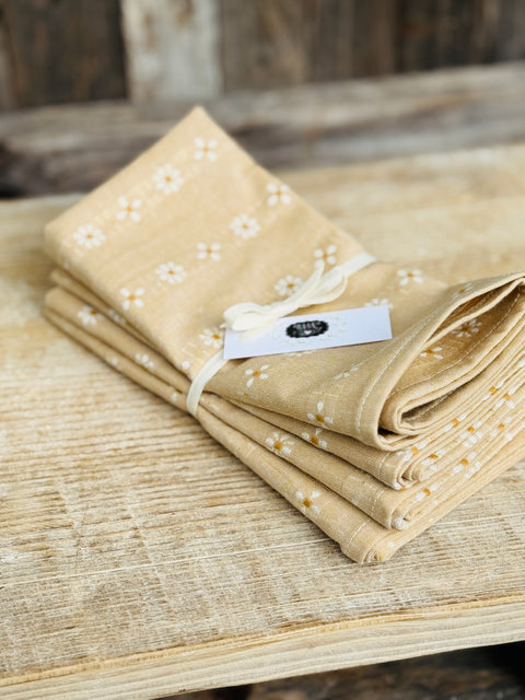 Set of Four Printed Napkins