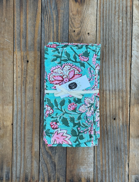 Set of Four Printed Napkins