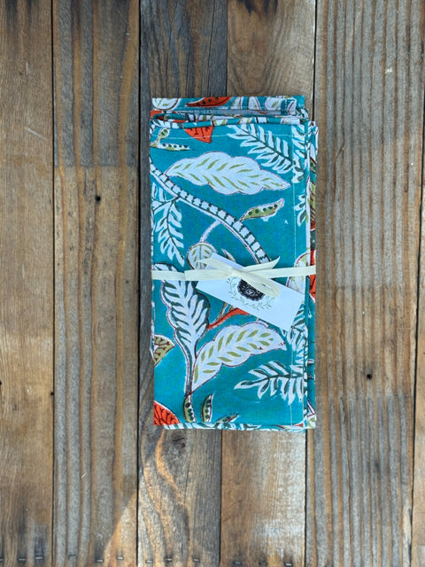 Set of Four Printed Napkins