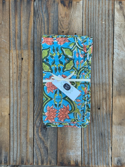 Set of Four Printed Napkins