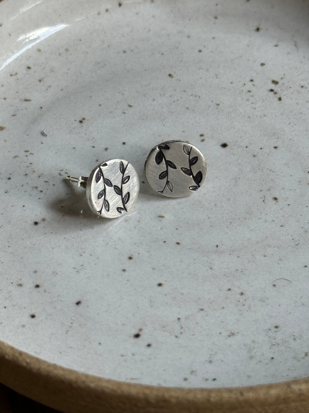 Two Vines Stud Post Earrings