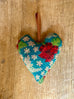 Large Hanging Lavender Heart Filled Sachet