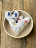 White Mini Lavender Heart Sachet
