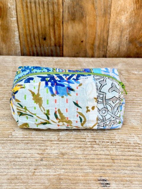 Patchwork Cotton Pouch