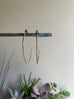 Gold Filled Half Circle Post Earrings