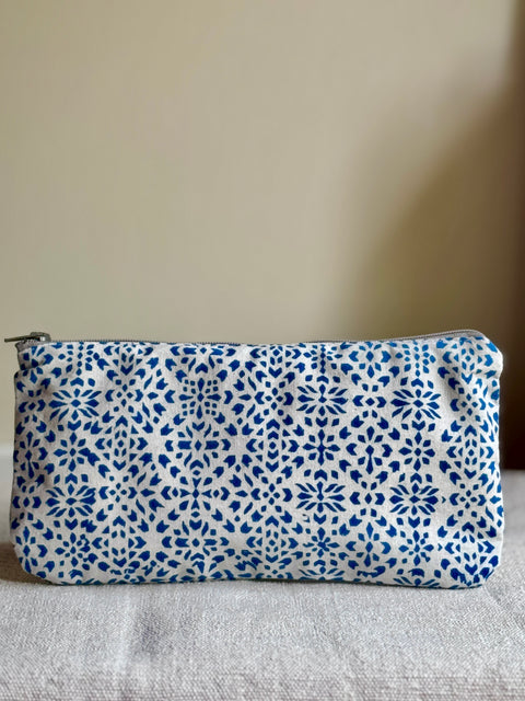 Botanical Print Pencil/Cosmetic Zip Case