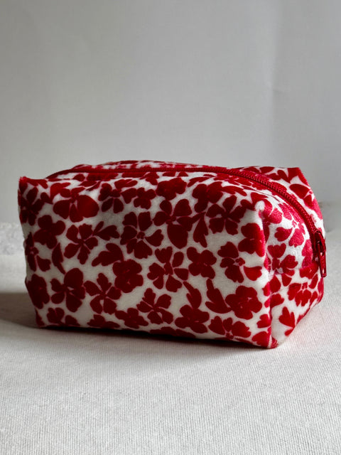 Velvet Zip Pouch