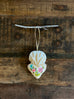 Embroidered Heart Ornaments