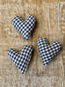 Gingham Print Mini Lavender Heart Sachet
