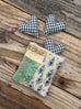Gingham Print Mini Lavender Heart Sachet