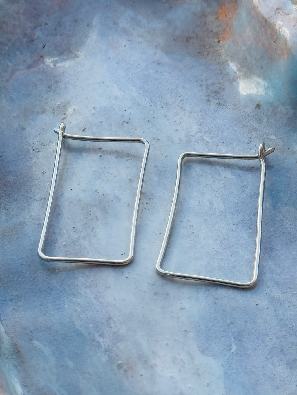 Almost Square Wire Earrings